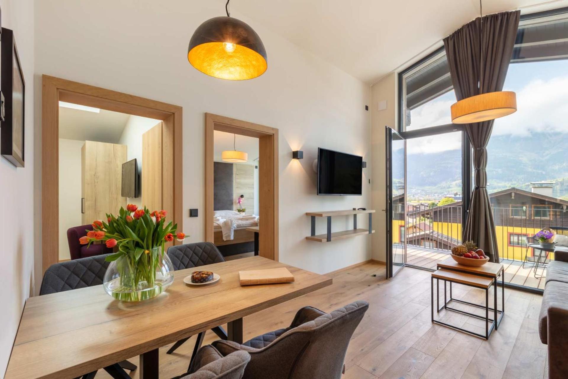 Emma Deluxe Aparthotel in Fürth-Piesendorf bei Kaprun Zimmer foto